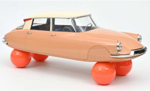 Miniature Citroen DS 1/12 Norev 19 Ballon marron/blanche 1959 Citroen DS 1/12 Norev 19 Ballon marron/blanche 1959 miniature