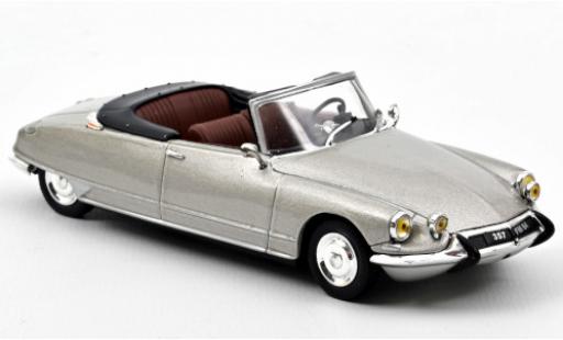 Miniature Citroen DS 1/43 Norev 19 Cabriolet metallise grise 1965 Softtop couché avec Citroen DS 1/43 Norev 19 Cabriolet metallise grise 1965 Softtop couché avec miniature