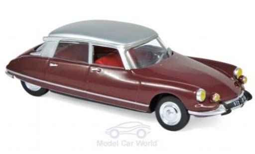 Miniature Citroen DS 1/43 Norev 21 Pallas rouge/grise 1967 Citroen DS 1/43 Norev 21 Pallas rouge/grise 1967 miniature