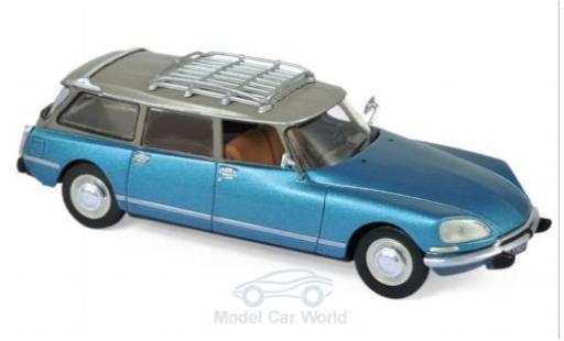 Miniature Citroen DS 1/43 Norev 23 Break metallise bleue/beige 1974 Citroen DS 1/43 Norev 23 Break metallise bleue/beige 1974 miniature