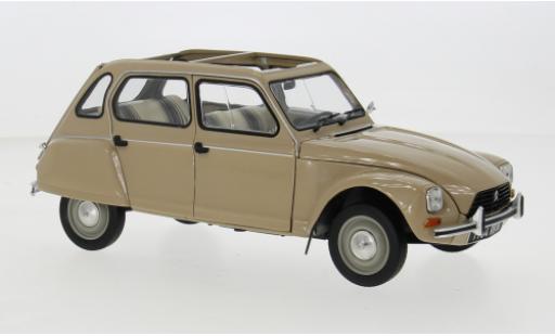 Miniature Citroen Dyane 1/18 Norev beige 1983 1:18 Citroen Dyane 1/18 Norev beige 1983 1:18 miniature