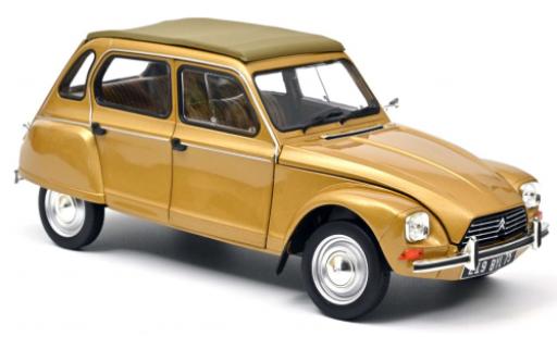 Miniature Citroen Dyane 1/18 Norev metallise beige 1978 Citroen Dyane 1/18 Norev metallise beige 1978 miniature