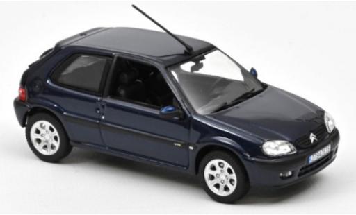Miniature Citroen Saxo 1/43 Norev VTS bleue 2000 Citroen Saxo 1/43 Norev VTS bleue 2000 miniature