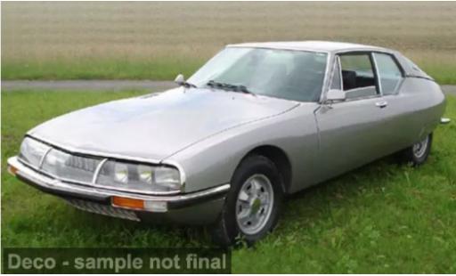 Miniature Citroen SM 1/12 Norev grise 1972 1:12 Citroen SM 1/12 Norev grise 1972 1:12 miniature