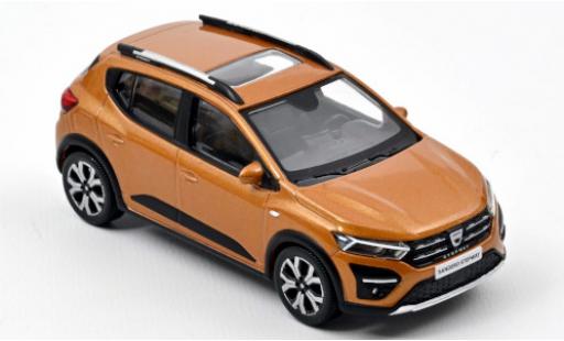 Miniature Dacia Sandero 1/43 Norev Stepway metallise orange 2021 Dacia Sandero 1/43 Norev Stepway metallise orange 2021 miniature