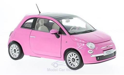 Miniature Fiat 500 1/18 Norev C rose 2010 ohne Vitrine Fiat 500 1/18 Norev C rose 2010 ohne Vitrine miniature
