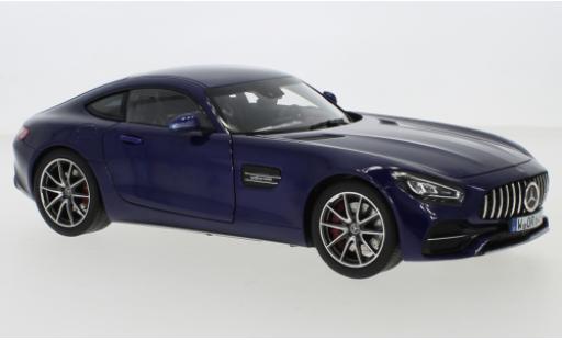 Miniature Mercedes AMG GT 1/18 Norev S (C190) metallise bleue 2019 Mercedes AMG GT 1/18 Norev S (C190) metallise bleue 2019 miniature