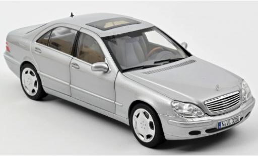 Miniature Mercedes Classe S 1/18 Norev S 600 (W220) grise 1998 Mercedes Classe S 1/18 Norev S 600 (W220) grise 1998 miniature