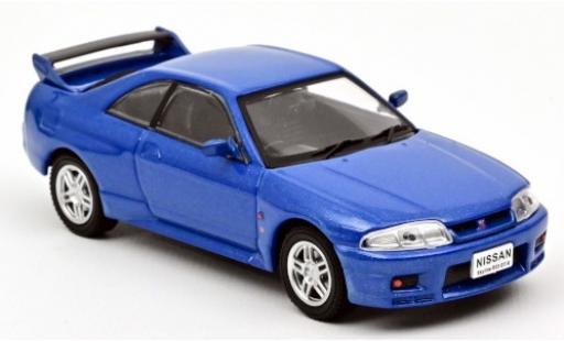 Miniature Nissan Skyline 1/43 Norev (R33) GT-R metallise bleue RHD 1995 Nissan Skyline 1/43 Norev (R33) GT-R metallise bleue RHD 1995 miniature