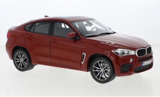 Miniature Bmw X6 1/18 Norev M metallise rouge 2015 Bmw X6 1/18 Norev M metallise rouge 2015 miniature