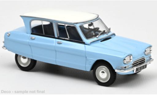 Miniature Citroen Ami 6 1/43 Norev AMI 6 bleu clair 1966 Citroen Ami 6 1/43 Norev AMI 6 bleu clair 1966 miniature