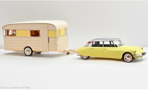 Miniature Citroen DS 1/18 Norev 19 jaune 1960 Citroen DS 1/18 Norev 19 jaune 1960 miniature