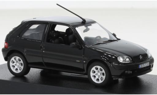 Miniature Citroen Saxo 1/43 Norev VTS noire 2000 Citroen Saxo 1/43 Norev VTS noire 2000 miniature