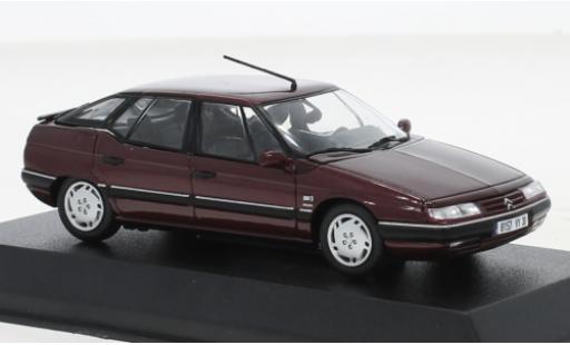 Miniature Citroen XM 1/43 Norev metallise rouge 1995 Citroen XM 1/43 Norev metallise rouge 1995 miniature