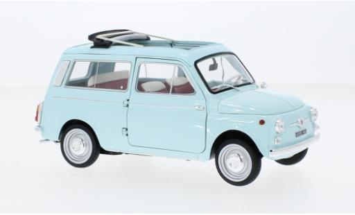 Miniature Fiat 500 1/18 Norev Giardiniera bleu clair 1964 Fiat 500 1/18 Norev Giardiniera bleu clair 1964 miniature