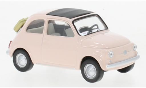 Miniature Fiat 500 1/43 Norev F rose 1965 Fiat 500 1/43 Norev F rose 1965 miniature
