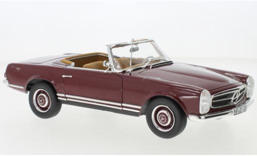 Miniature Mercedes 230 1/18 Norev SL rouge foncé 1963 Mercedes 230 1/18 Norev SL rouge foncé 1963 miniature