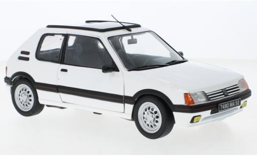 Miniature Peugeot 205 1/18 Norev GTI 1.6 blanche 1988 Peugeot 205 1/18 Norev GTI 1.6 blanche 1988 miniature