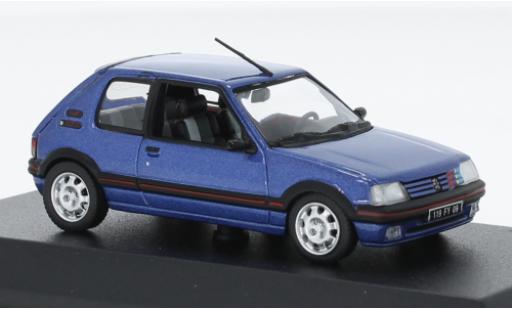 Miniature Peugeot 205 1/18 Norev GTI 1.9 metallise bleu 1992 Peugeot 205 1/18 Norev GTI 1.9 metallise bleu 1992 miniature