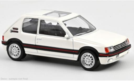 Miniature Peugeot 205 1/43 Norev GTi blanche 1986 Peugeot 205 1/43 Norev GTi blanche 1986 miniature