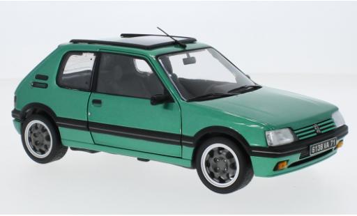 Miniature Peugeot 205 1/18 Norev GTI Griffe metallise vert 1991 Peugeot 205 1/18 Norev GTI Griffe metallise vert 1991 miniature