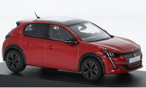 Miniature Peugeot 208 1/43 Norev GT Line metallise rouge 2022 Peugeot 208 1/43 Norev GT Line metallise rouge 2022 miniature