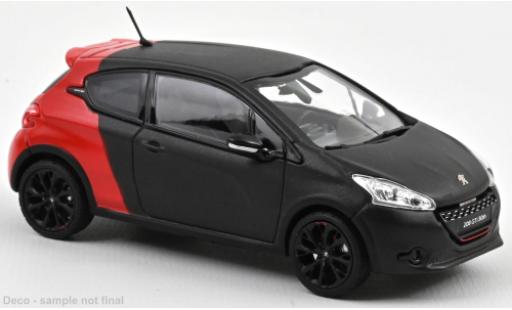 Miniature Peugeot 208 1/43 Norev GTi 30TH matte noir/rouge 2014 Peugeot 208 1/43 Norev GTi 30TH matte noir/rouge 2014 miniature