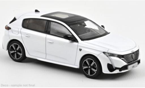 Miniature Peugeot 308 1/43 Norev GT metallise blanche 2021 Peugeot 308 1/43 Norev GT metallise blanche 2021 miniature