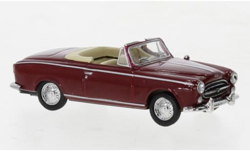 Miniature Peugeot 403 1/87 Norev cabriolet rouge foncé 1957 Peugeot 403 1/87 Norev cabriolet rouge foncé 1957 miniature