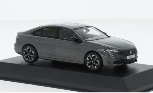 Miniature Peugeot 508 1/43 Norev GT hybride gris 2023 Peugeot 508 1/43 Norev GT hybride gris 2023 miniature