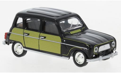 Miniature Renault 4 1/64 Norev Parisienne noire/jaune 1963 Renault 4 1/64 Norev Parisienne noire/jaune 1963 miniature