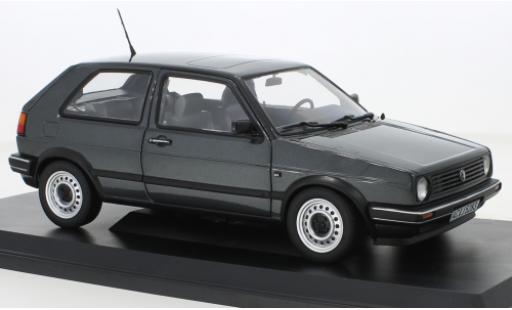 Miniature Volkswagen Golf 1/18 Norev II CL metallise grise 1988 Volkswagen Golf 1/18 Norev II CL metallise grise 1988 miniature
