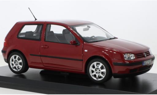Miniature Volkswagen Golf 1/18 Norev IV rouge 2002 Volkswagen Golf 1/18 Norev IV rouge 2002 miniature