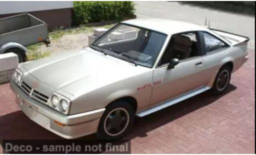 Miniature Opel Manta 1/18 Norev GSI beige 1987 1:18 Opel Manta 1/18 Norev GSI beige 1987 1:18 miniature