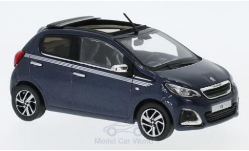Miniature Peugeot 108 1/43 Norev TOP! Collection bleue 2017 Peugeot 108 1/43 Norev TOP! Collection bleue 2017 miniature