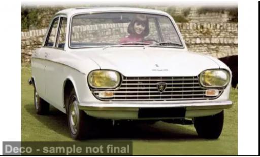 Miniature Peugeot 204 1/18 Norev blanche 1976 1:18 Peugeot 204 1/18 Norev blanche 1976 1:18 miniature