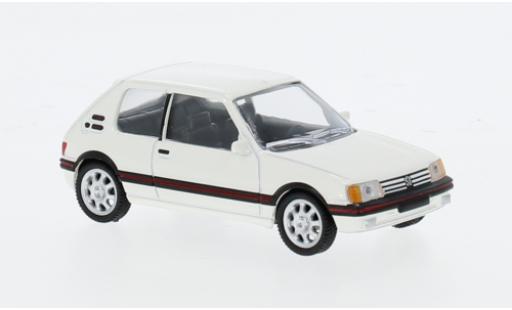 Miniature Peugeot 205 1/64 Norev GTI blanche 1988 1:64 Peugeot 205 1/64 Norev GTI blanche 1988 1:64 miniature