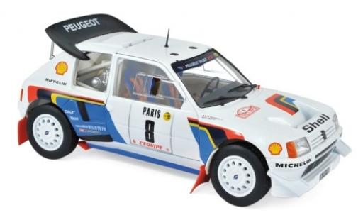 Miniature Peugeot 205 1/18 Norev T16 Evo No.8 Rallye WM Rallye Monte Carlo 1986 B.Saby/J-F.Fauchille Peugeot 205 1/18 Norev T16 Evo No.8 Rallye WM Rallye Monte Carlo 1986 B.Saby/J-F.Fauchille miniature