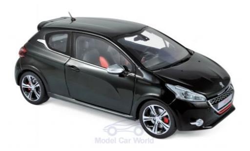 Miniature Peugeot 208 1/18 Norev GTi metallise noire 2013 Peugeot 208 1/18 Norev GTi metallise noire 2013 miniature
