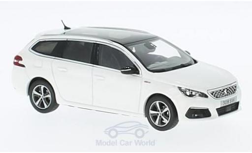 Miniature Peugeot 308 GT 1/43 Norev SW GT Line metallise blanche 2017 Peugeot 308 GT 1/43 Norev SW GT Line metallise blanche 2017 miniature