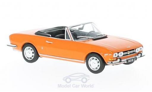 Miniature Peugeot 504 Cabriolet 1/43 Norev Cabriolet orange 1970 SoftTop liegt bei Peugeot 504 Cabriolet 1/43 Norev Cabriolet orange 1970 SoftTop liegt bei miniature