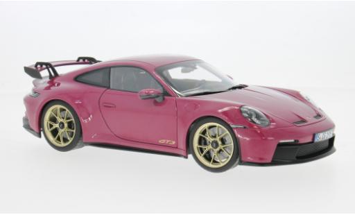 Miniature Porsche 992 GT3 1/18 Norev 911  rose 2021 1:18 Porsche 992 GT3 1/18 Norev 911  rose 2021 1:18 miniature
