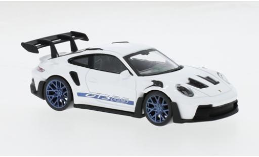 Miniature Porsche 992 GT3 R 1/43 Norev 911  S blanche/bleue 2022 1:43 Porsche 992 GT3 R 1/43 Norev 911  S blanche/bleue 2022 1:43 miniature
