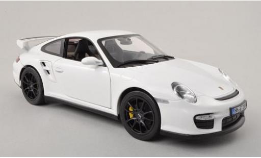 Miniature Porsche 997 GT2 1/18 Norev 911 ( II) blanche 2007 1:18 Porsche 997 GT2 1/18 Norev 911 ( II) blanche 2007 1:18 miniature