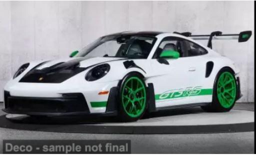 Miniature Porsche 911 1/18 Norev GT3 RS blanche/verte 2022 1:18 Porsche 911 1/18 Norev GT3 RS blanche/verte 2022 1:18 miniature
