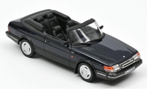 Miniature Saab 900 1/43 Norev Turbo 16 Cabriolet metallise bleue 1992 Saab 900 1/43 Norev Turbo 16 Cabriolet metallise bleue 1992 miniature
