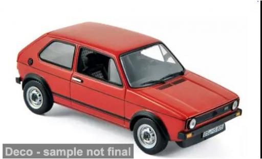Miniature Volkswagen Golf 1/43 Norev GTI rouge 1976 1:43 Volkswagen Golf 1/43 Norev GTI rouge 1976 1:43 miniature