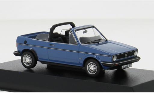 Miniature Volkswagen Golf 1/43 Norev I Cabriolet bleue 1981 1:43 Volkswagen Golf 1/43 Norev I Cabriolet bleue 1981 1:43 miniature