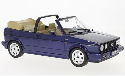 Miniature Volkswagen Golf 1/18 Norev I Cabriolet Classic Line metallise bleue 1992 Volkswagen Golf 1/18 Norev I Cabriolet Classic Line metallise bleue 1992 miniature