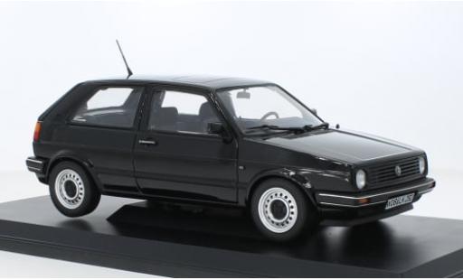 Miniature Volkswagen Golf 1/18 Norev II CL noire 1987 1:18 Volkswagen Golf 1/18 Norev II CL noire 1987 1:18 miniature